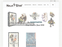 Tablet Screenshot of ninjastargames.com